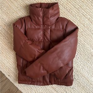 Abercrombie & Fitch Brown Puffer Jacket